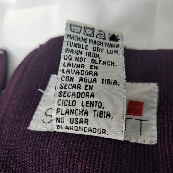 Scarlett Plum Color Sleeveless Crew Neck Purple Pencil Women's  Dress Size 9 - Picture 9 of 9